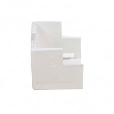 Γωνία Εξωτερική για Κανάλι Πλαστικό 15mmX10mm Λευκή